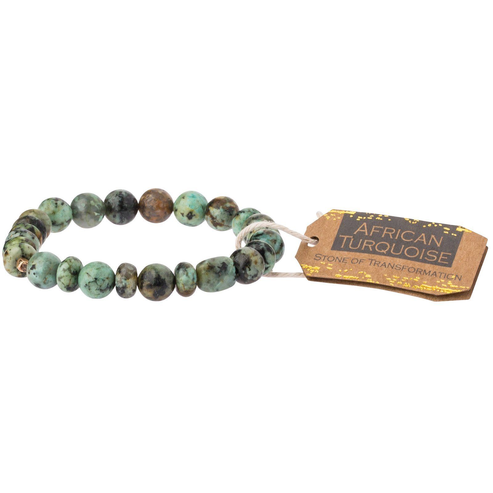 Scout Curated Wears African Turquoise Stone Bracelet - Stone of Transformation (1733257691179)